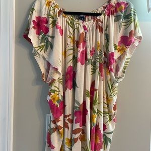 Chaps Sleeveless 2X Floral